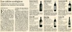 Los caldos ecológicos (El Pais - El Viajero, 06/10/2001)