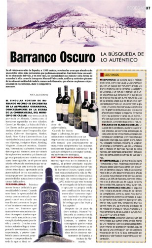 Barranco Oscuro, la búsqueda de lo auténtico | Excelente