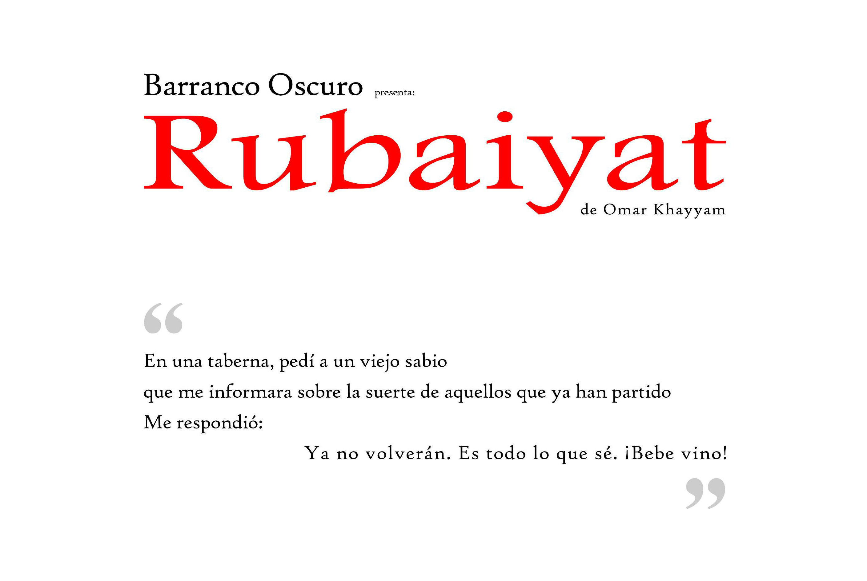 Rubaiyat 2008